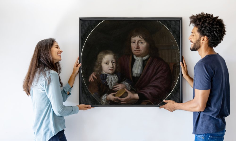 Michiel van Musscher (signed by artist)