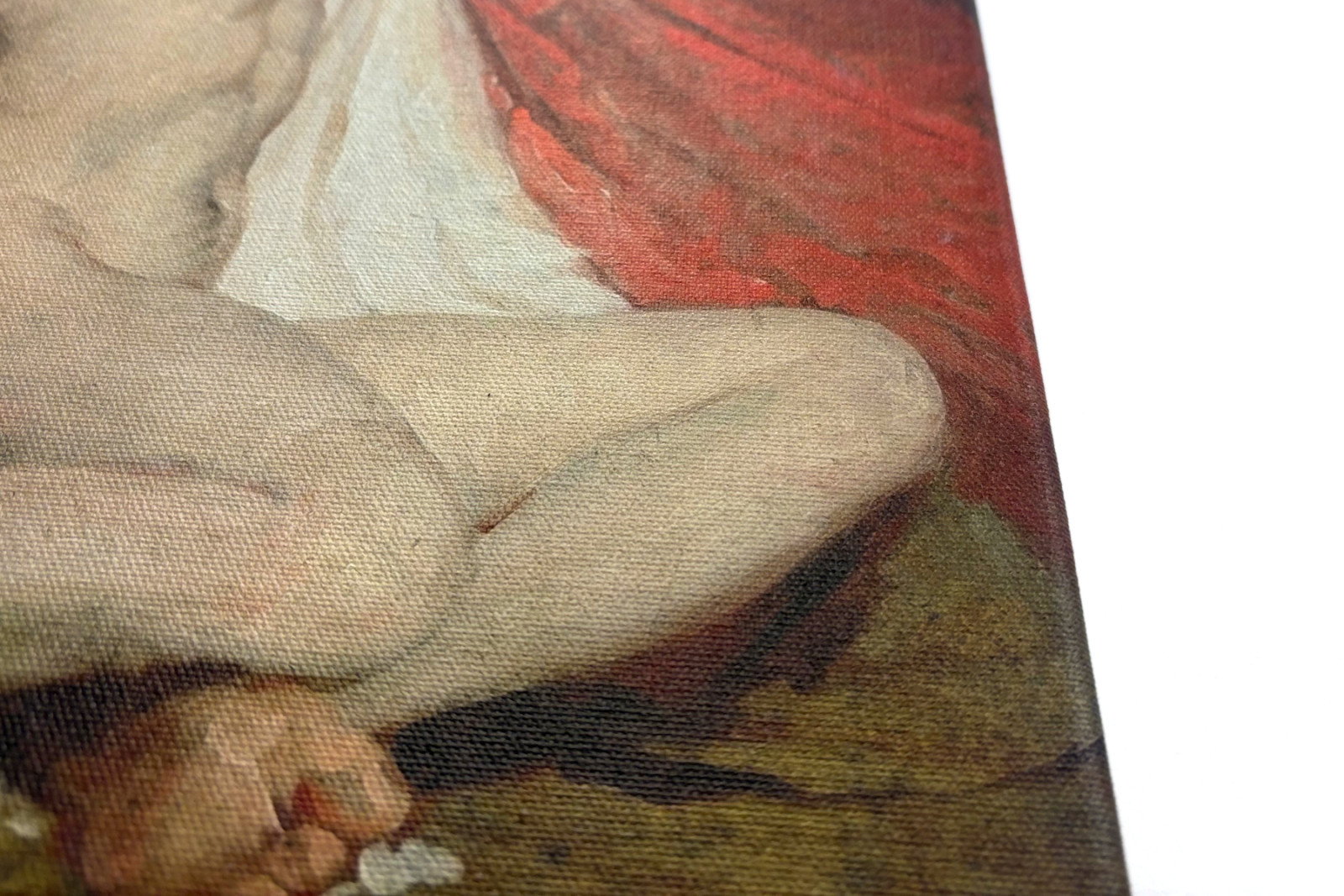 Mannelijk naakt met omhooggestrekte armen - William Etty