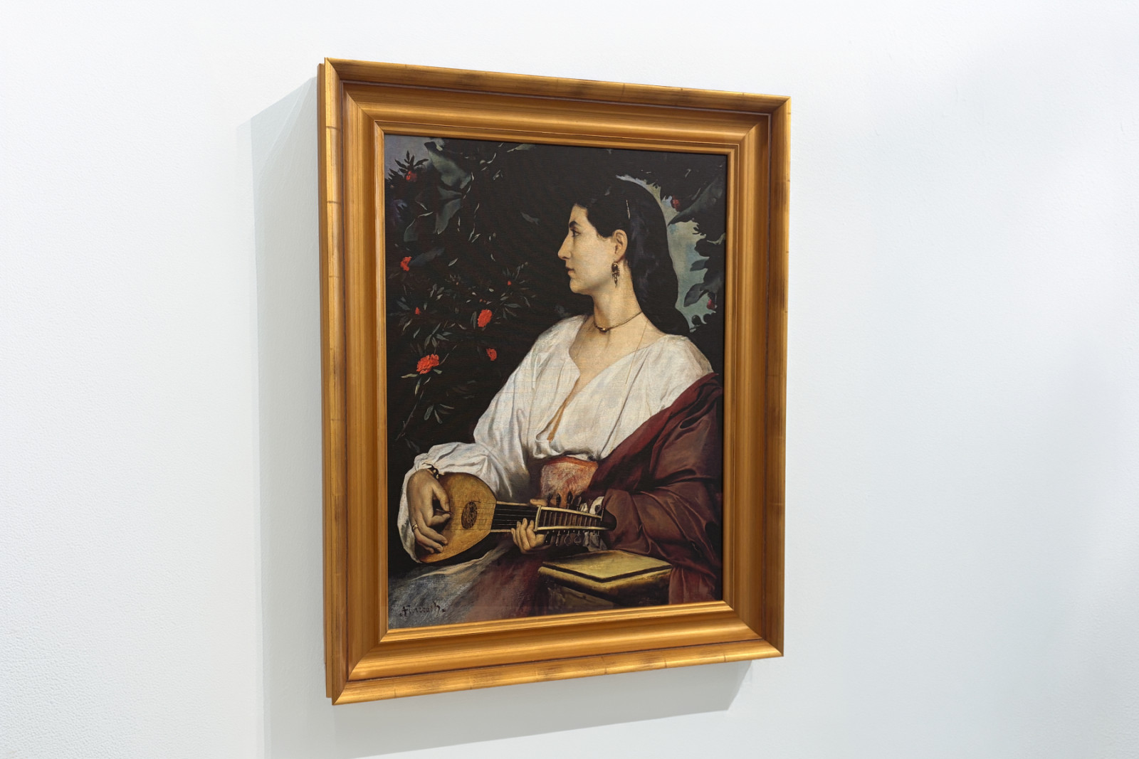 De mandolinespeler, 1865 - Anselm Feuerbach