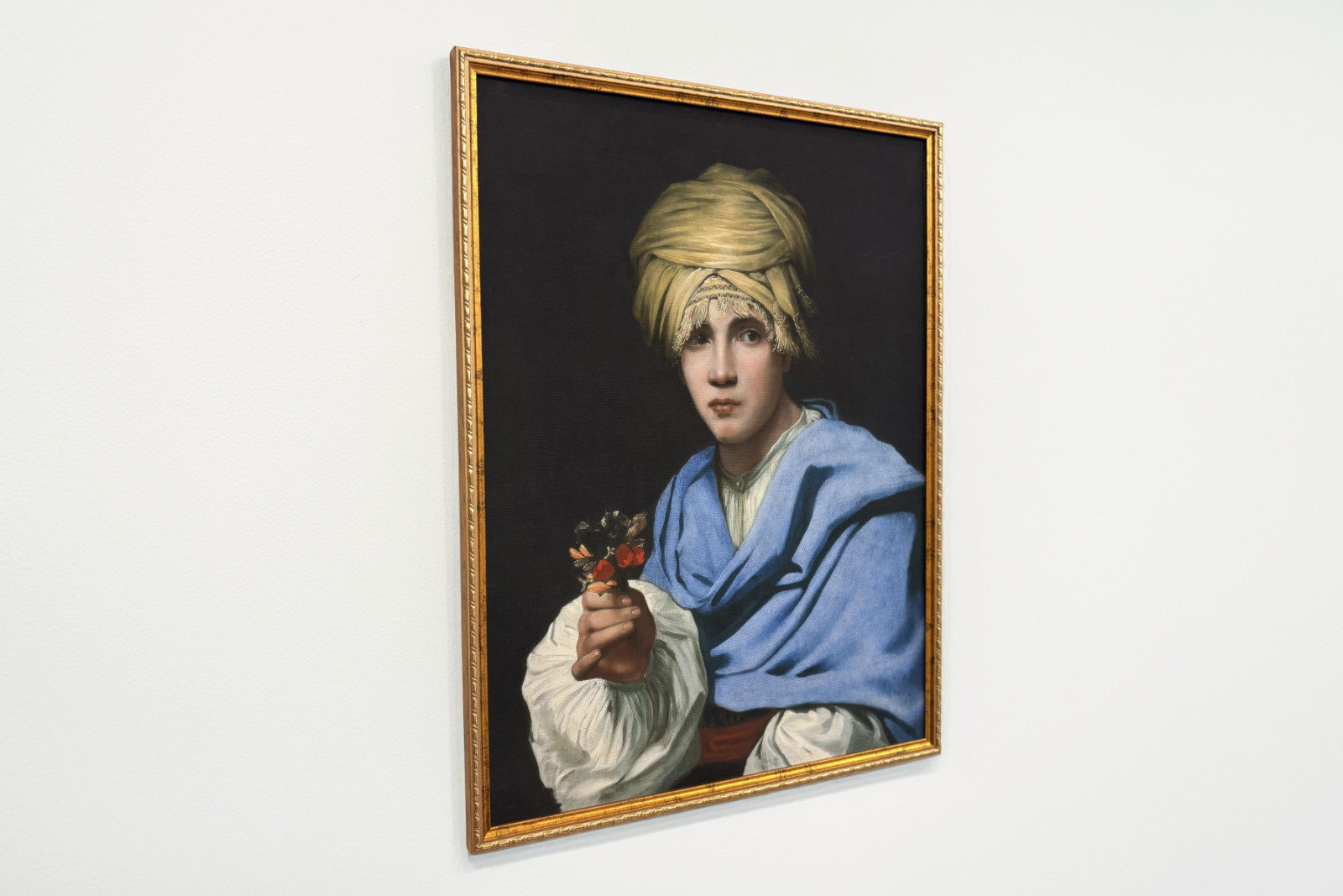 Jongen in een tulband met een ruiker - Michiel Sweerts