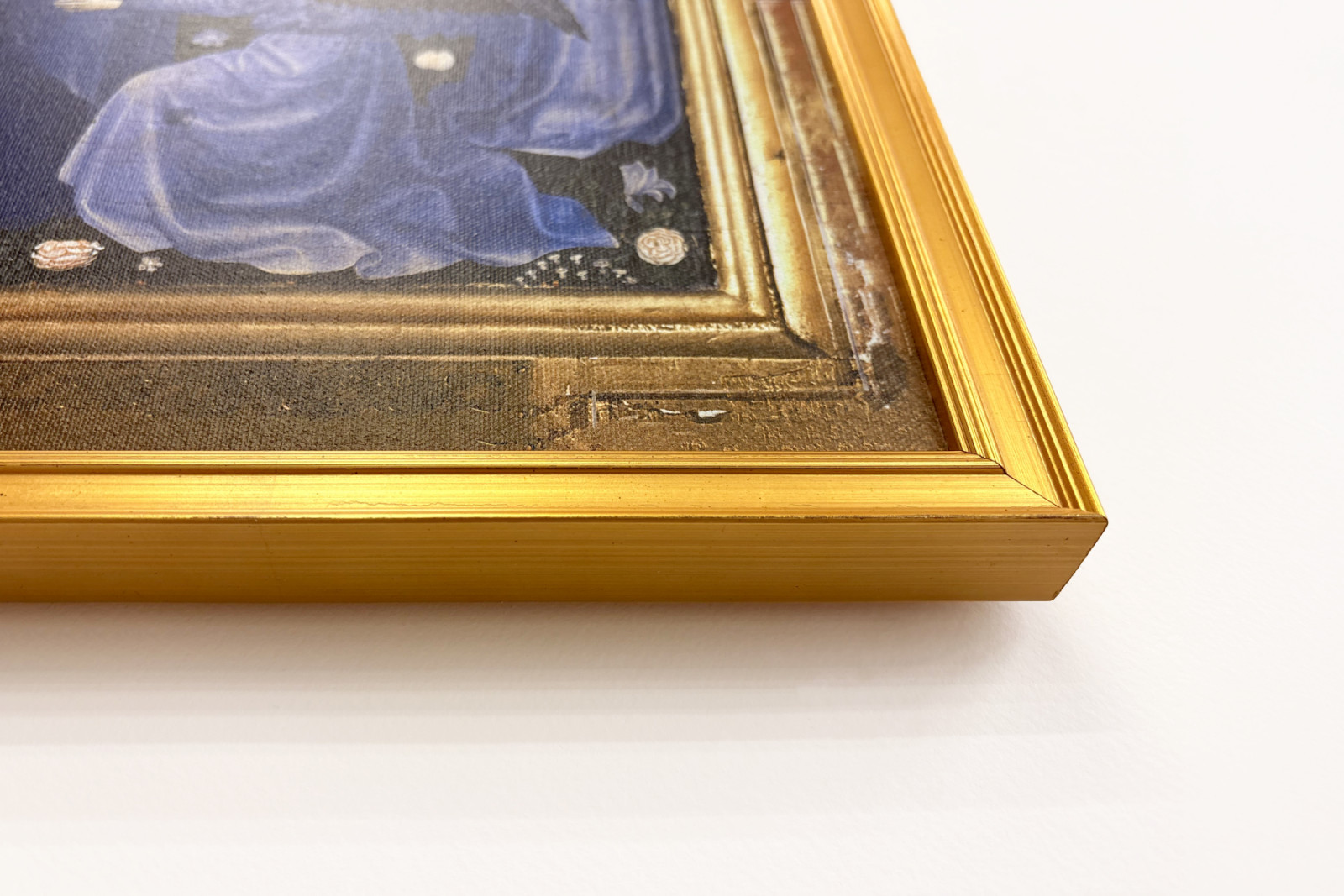 Richard II gepresenteerd aan de Maagd en het Kind door zijn patroonheilige Johannes de Doper en de heiligen Edward en Edmund, c.1395-99 - Master of the Wilton Diptych