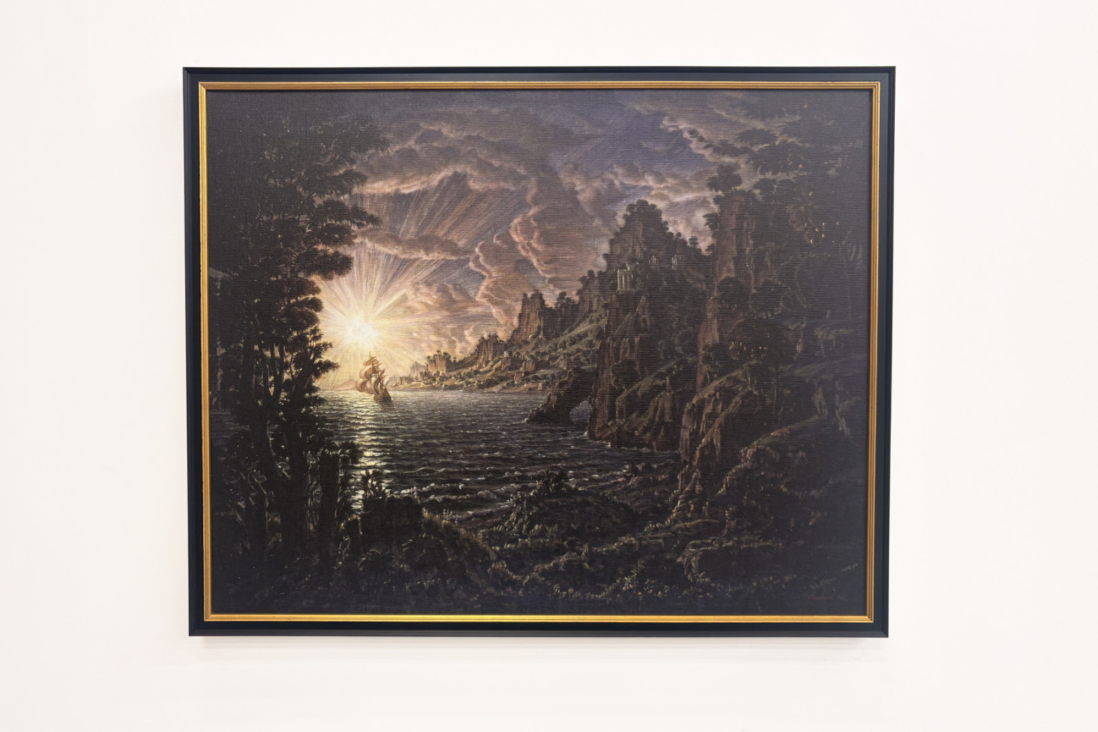 De schepen, de avondzon. - Konstantin Bogayevsky