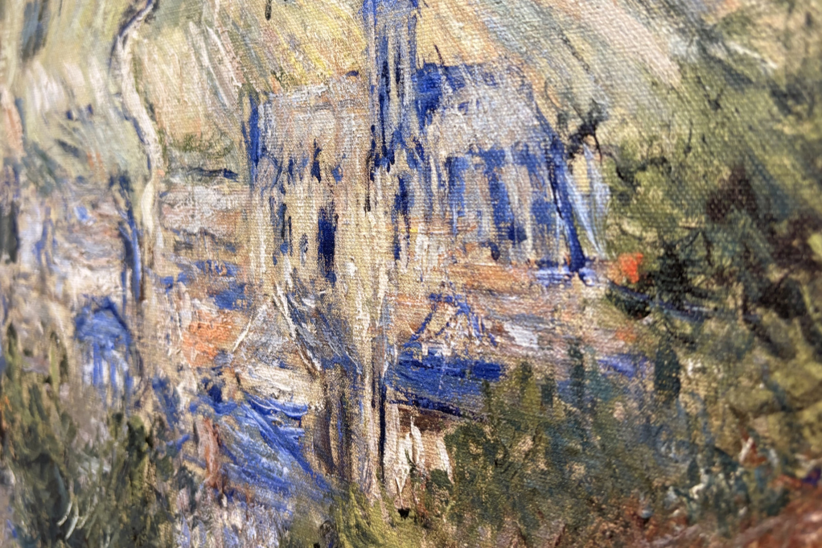 Uitzicht op Vetheuil (Vue de Vetheuil sur Seine) - Claude Monet
