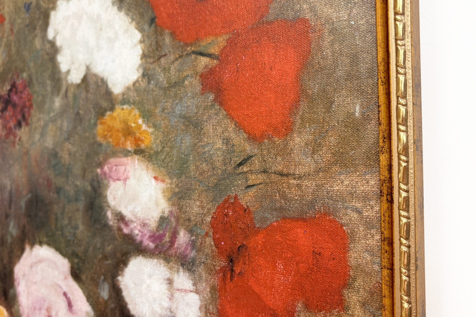 Boeket met klaprozen. Schilderij door Odilon Redon (1840-1916) - Odilon Redon