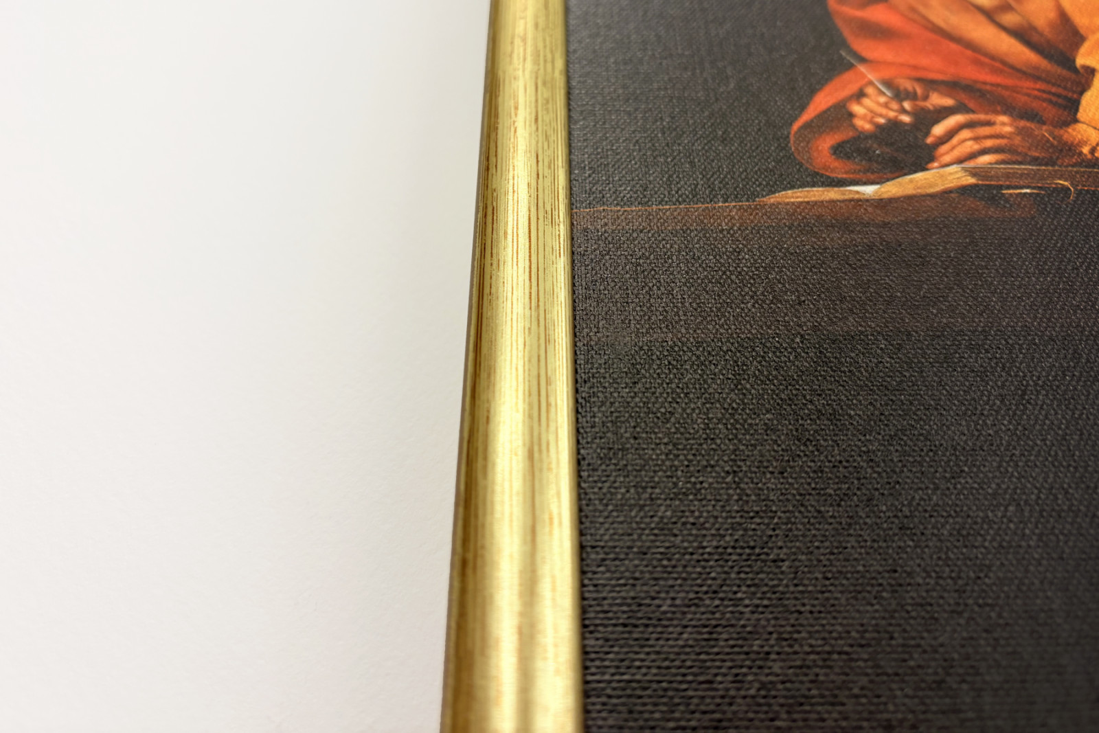 De Inspiratie van Sint-Matteüs - Michelangelo Merisi Caravaggio