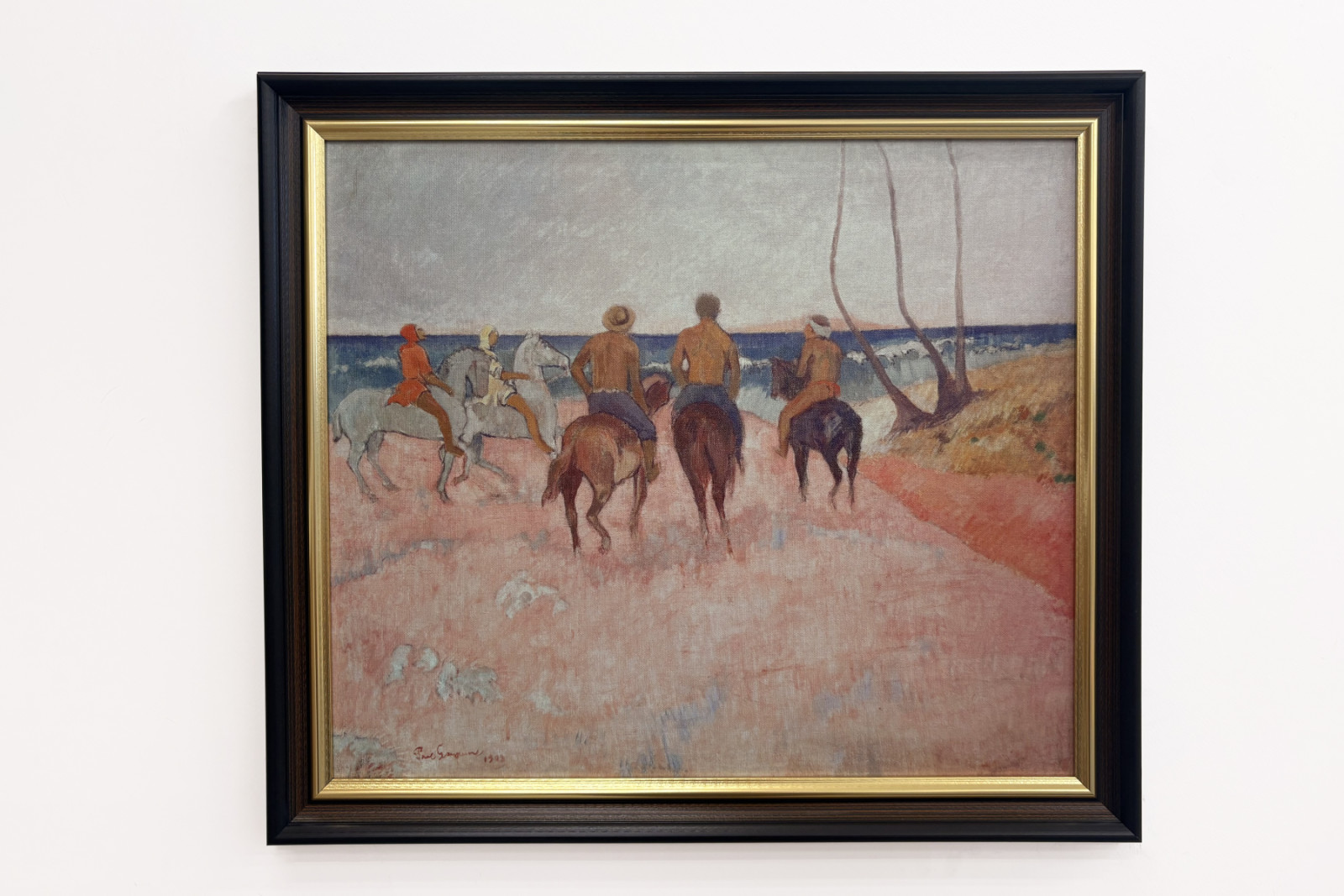 Ruiter op het Strand - Paul Gauguin