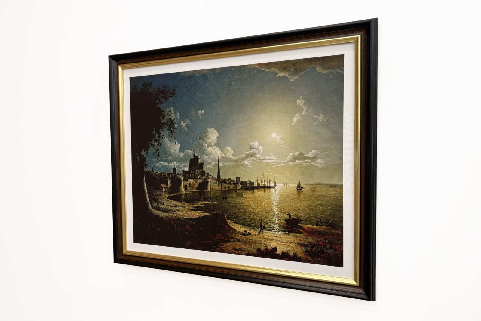 Maanlichtscène, Southampton, 1820 - Sebastian Pether