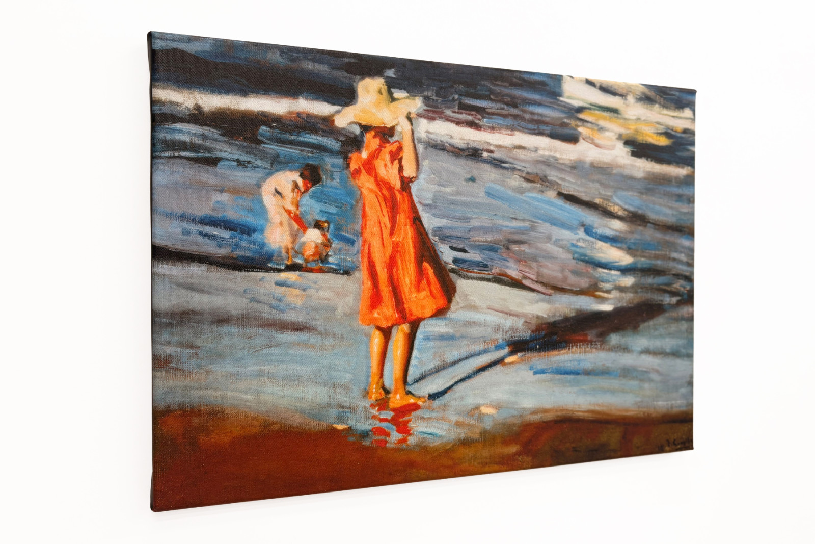 Kinderen op het strand, schilderij van Joaquín Sorolla (1863-1923). 1900 - Joaquín Sorolla