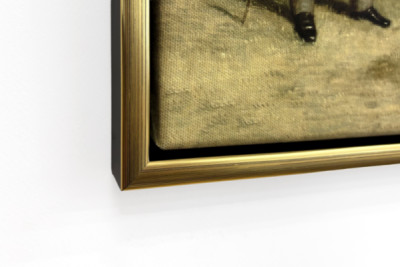 Gladiateur met Harry Grimshaw en zijn eigenaar, Graaf Frederic de Lagrange, 1865