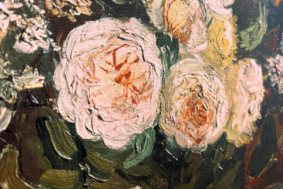 Rozen en zonnebloemen