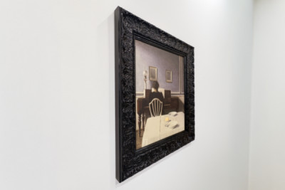 Interieur met jonge vrouw aan de piano - Vilhelm Hammershoi