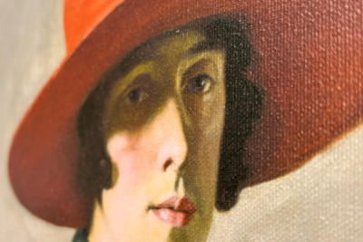 Dame met een Rode Hoed - William Strang