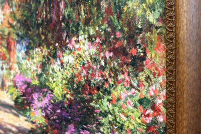 Een pad in Monet's tuin, Giverny, 1902 - Claude Monet