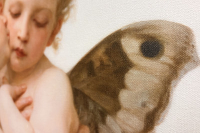 Cupido en Psyche als kinderen, De eerste kus, 1890