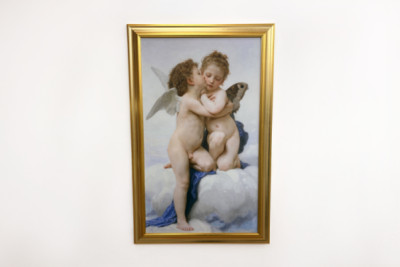 Cupido en Psyche als kinderen, De eerste kus, 1890