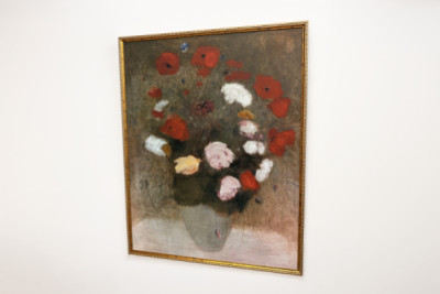 Boeket met klaprozen. Schilderij door Odilon Redon (1840-1916) - Odilon Redon