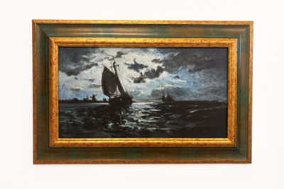 Zeilschip in het Maanlicht - Paul Gauguin