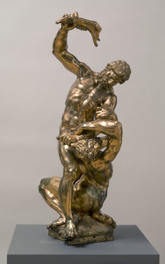 Kaïn doodt Abel, 1622 door Adriaen de Vries