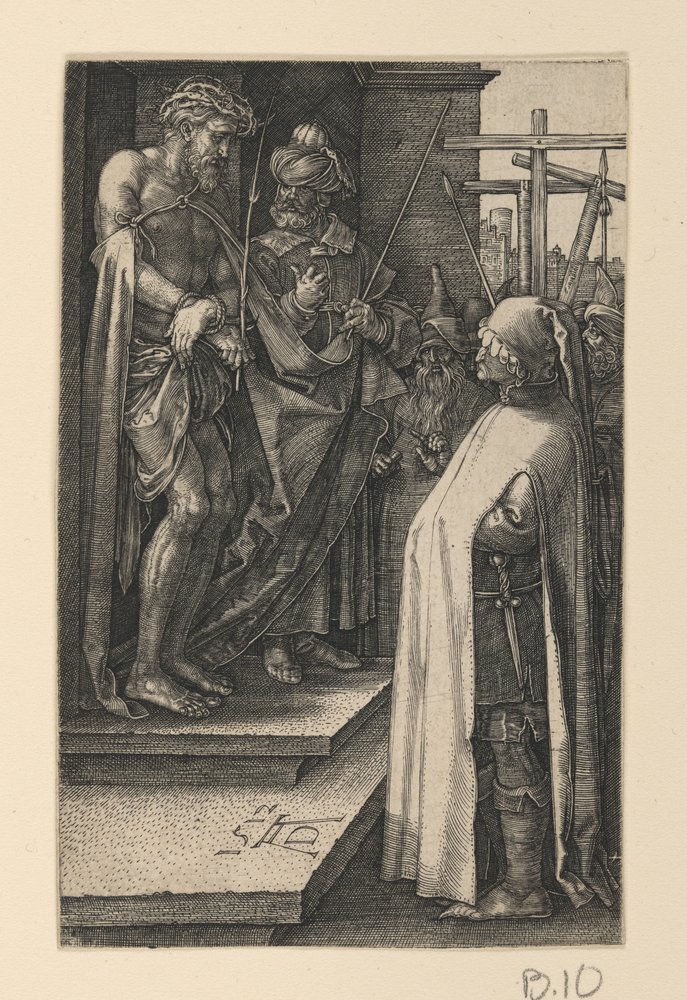Ecce Homo, uit *The Engraved Passion* door Albrecht Dürer