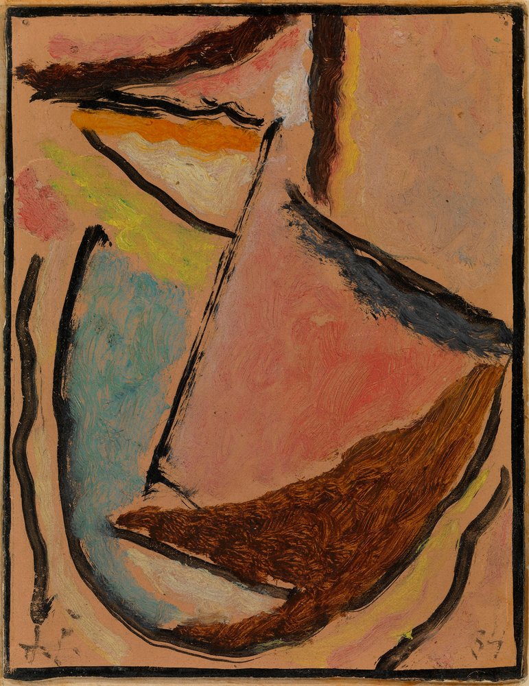 Meditatie Kleine Abstracte Kop, 1934 door Alexej von Jawlensky