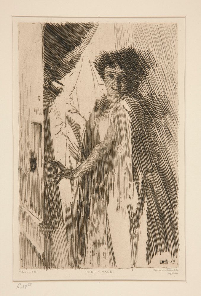 Rosita Mauri door Anders Leonard Zorn