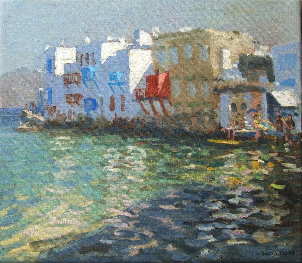 Klein Venetië, Mykonos door Andrew Macara