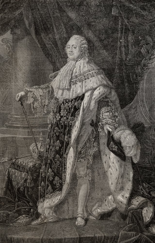 Portret van Lodewijk XVI (1754-93) door Antoine-François Callet