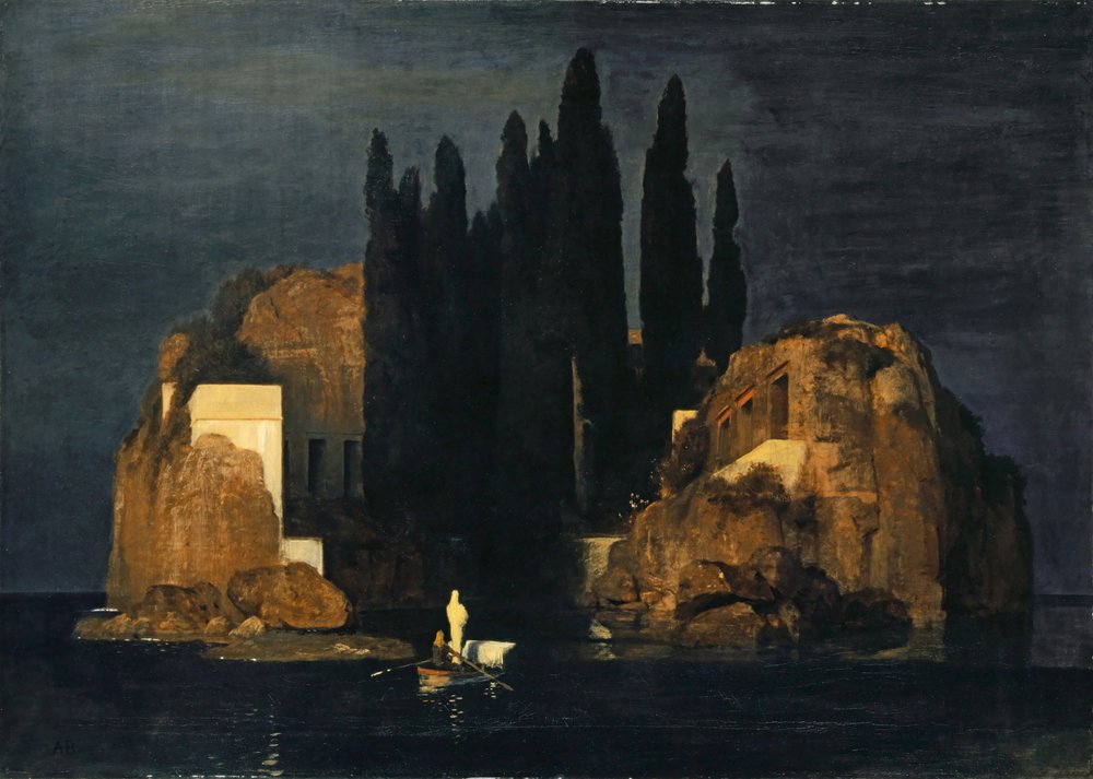Het dodeneiland door Arnold Böcklin