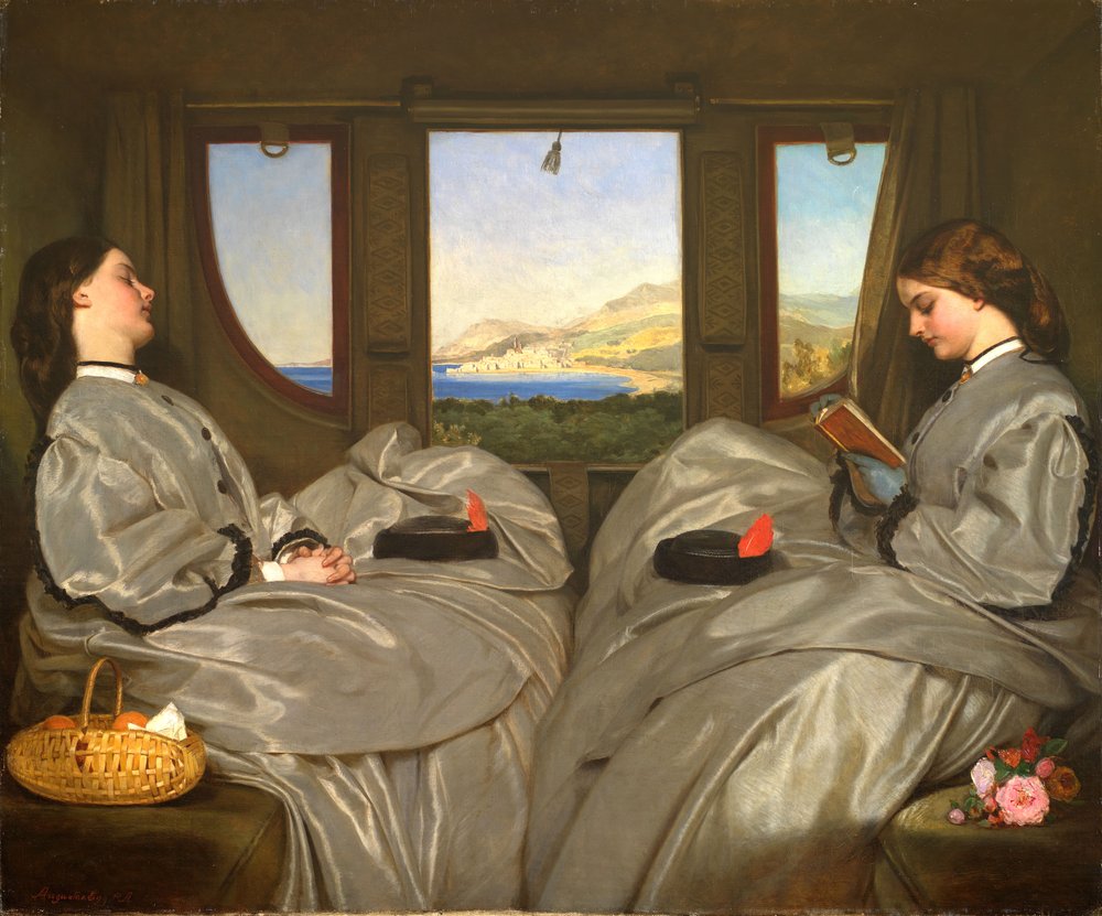 De reizende metgezellen, 1862. door Augustus Leopold Egg