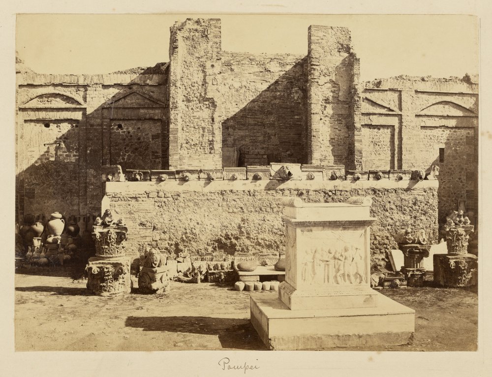 Pompei door Bisson Frères