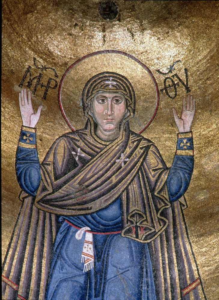 De Maagd Orans, ca. 1050 door Byzantine
