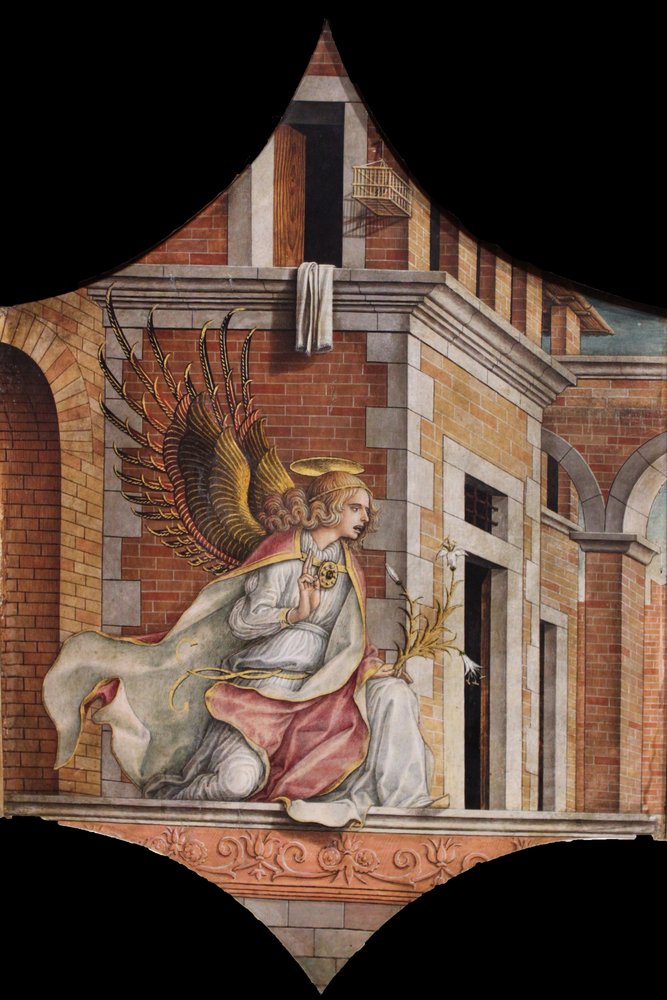 Altaartriptiek, linker Opzet door Carlo Crivelli