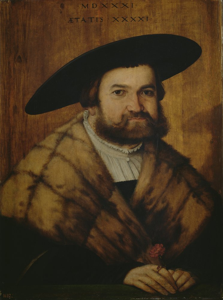 De Goudsmid Jorg Zurer van Augsburg, 1531 door Christoph Amberger