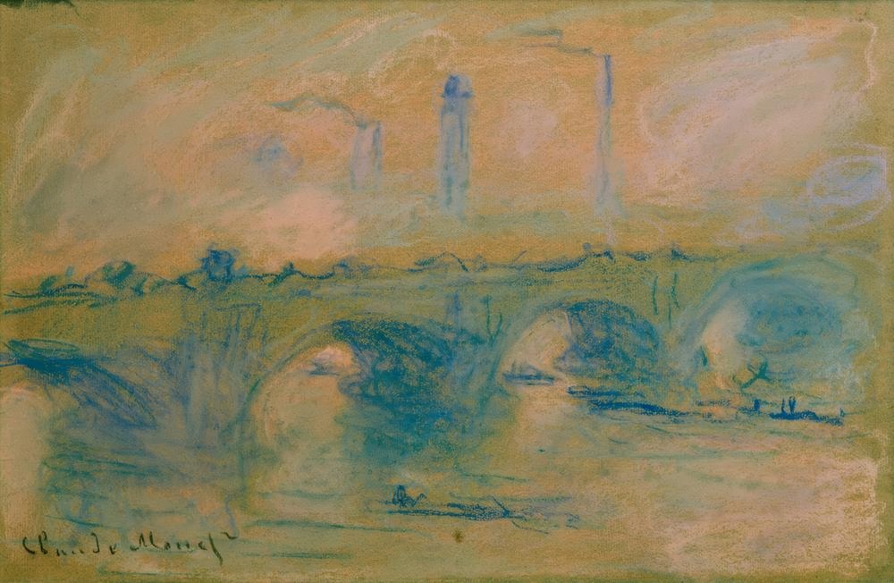 Waterloo Bridge door Claude Monet