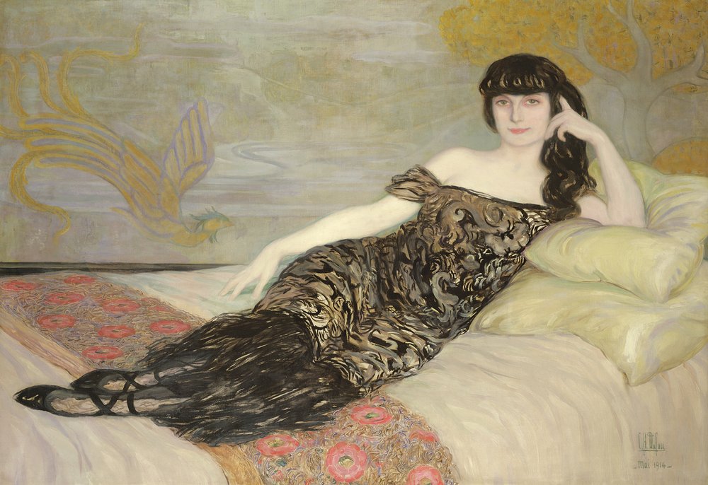Anna de Noailles (1876-1933), 1914 door Clementine-Helene Dufau