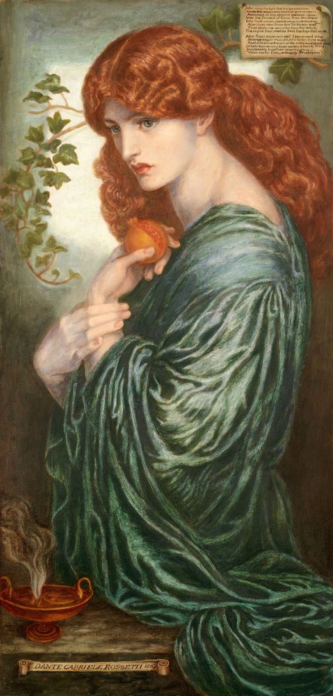 他人発送×Dante Gabriel Rossetti 【Proserpina】 Proserpina, 1882. | Dante Gabriel Rossetti | Kunstafdruk