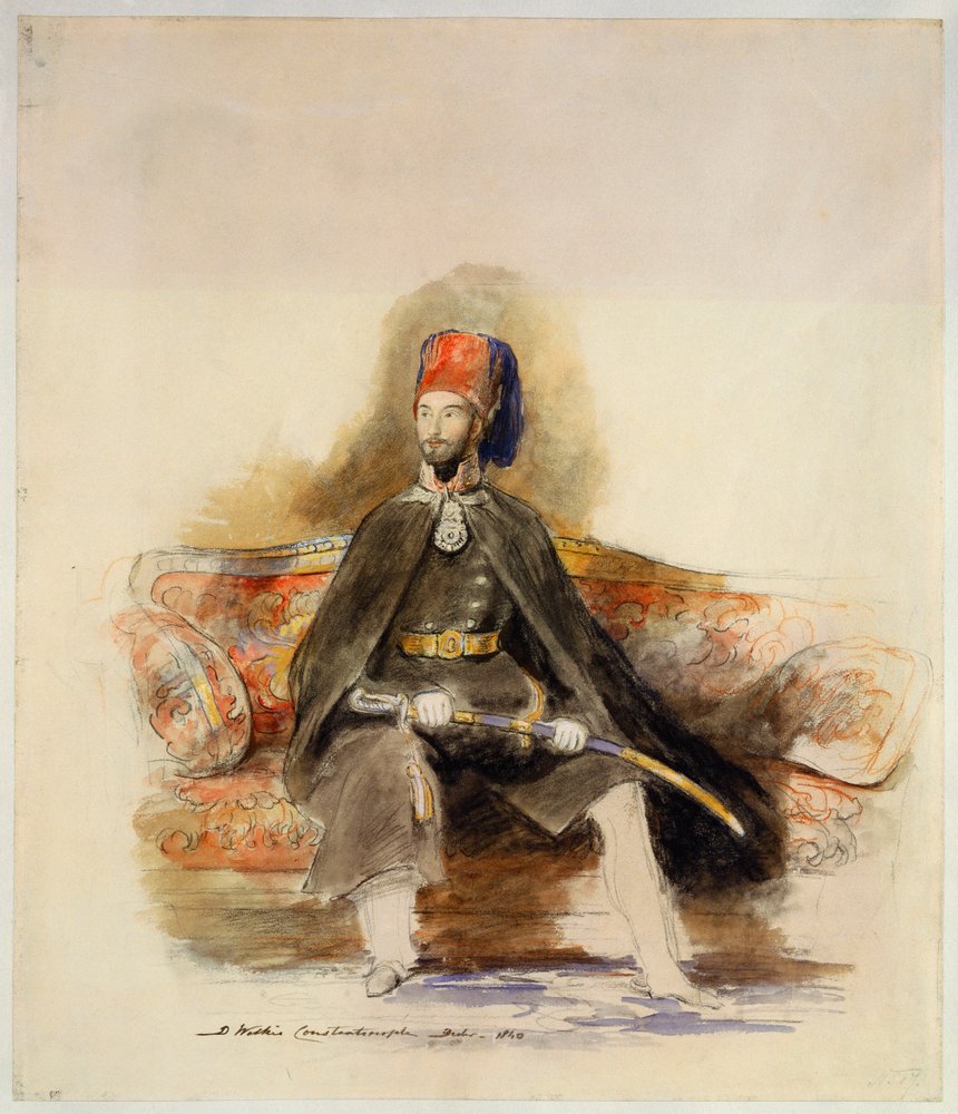 Portret van Abd-Ul-Mejid, Sultan van Turkije, 1840 door David Wilkie