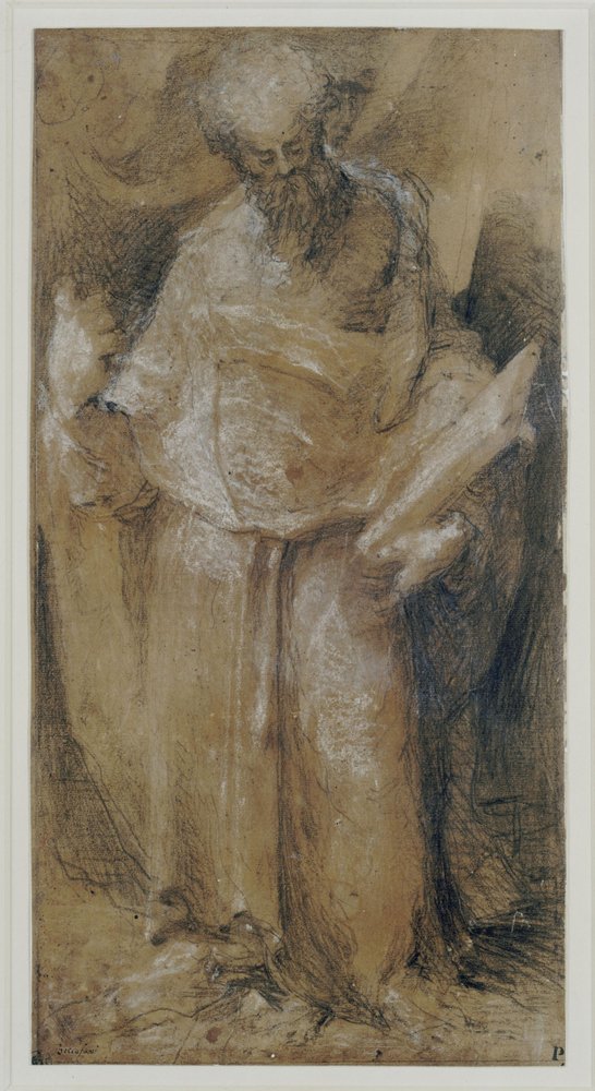 Apostel (de heilige Bartholomeüs) door Domenico Beccafumi
