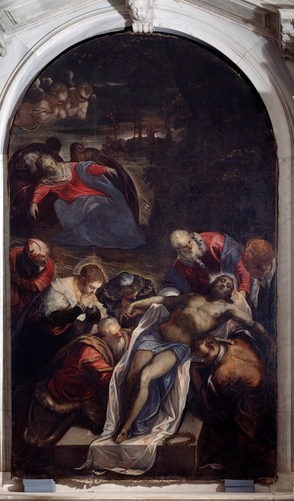 De Graflegging door Domenico Robusti Tintoretto