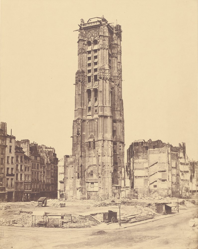 Tour Saint-Jacques door Édouard Baldus