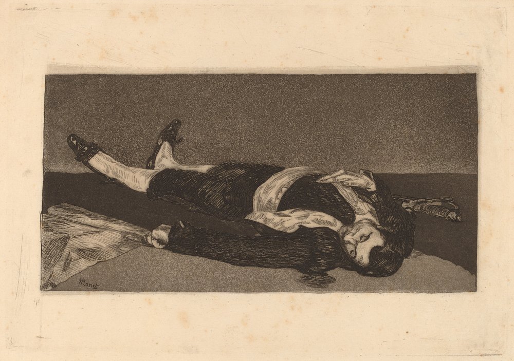 Dode Toreador | Édouard Manet | Kunstafdruk