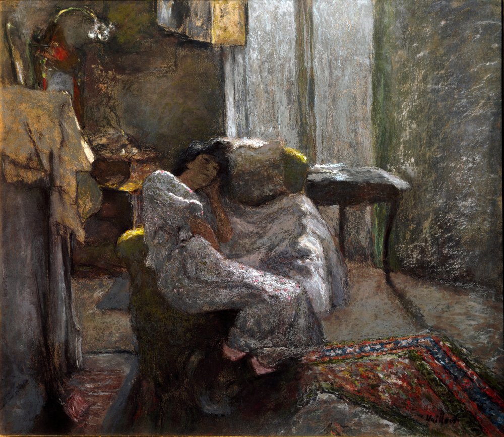 Portret van Madame Hessel door Edouard Vuillard