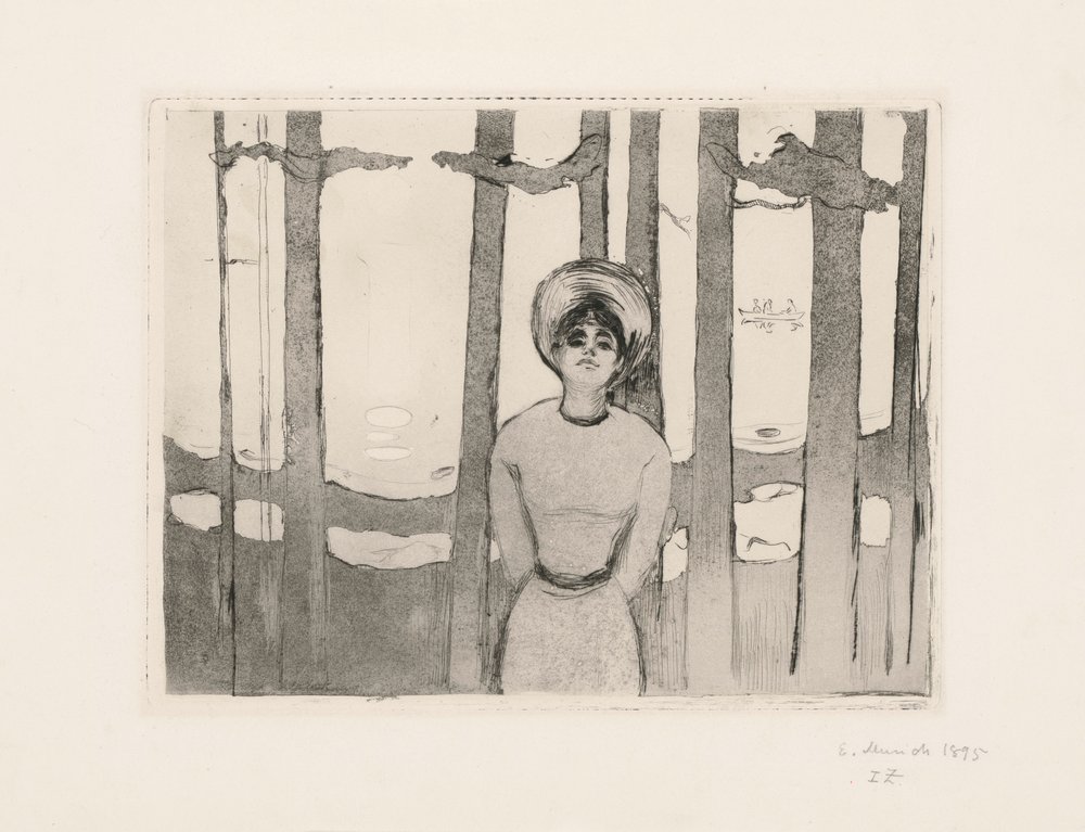 Zomernacht. De stem door Edvard Munch