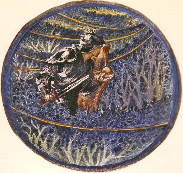 Het Bloemenboek: II. Gouden Draad door Edward Coley Burne-Jones