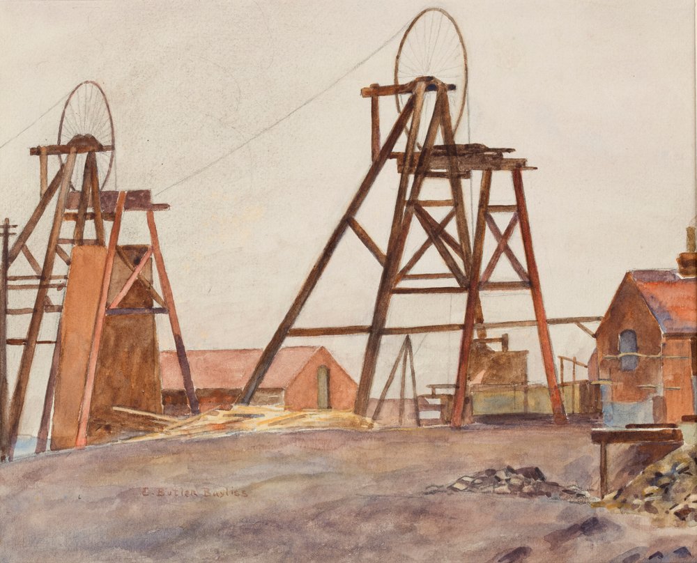 Mijnwielen | Edwin Butler Bayliss | Kunstafdruk