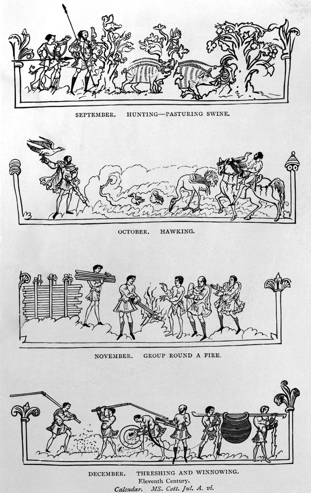 September, oktober, november en december, uit 