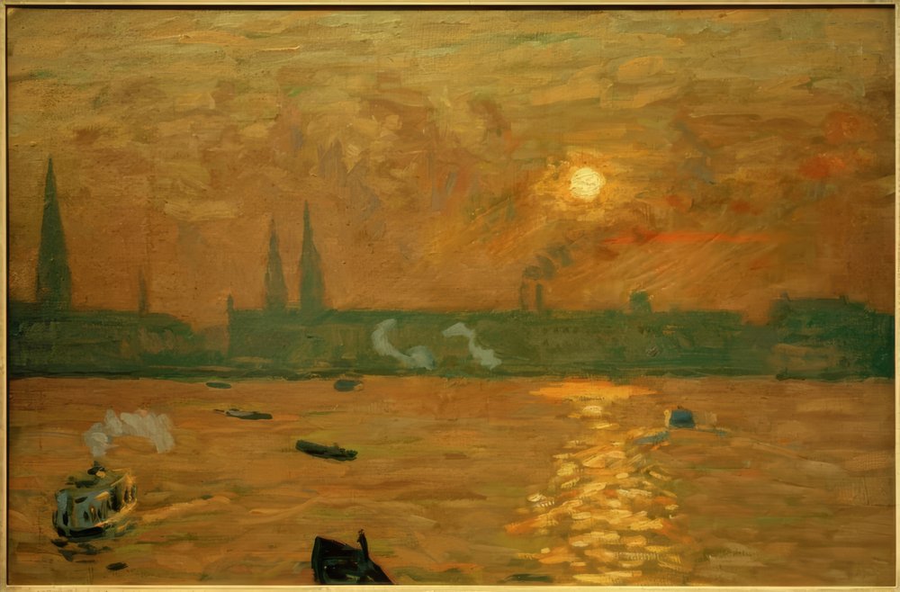 Uitzicht vanaf de Lombardsbrücke op de Binnenalster door Ernst Eitner