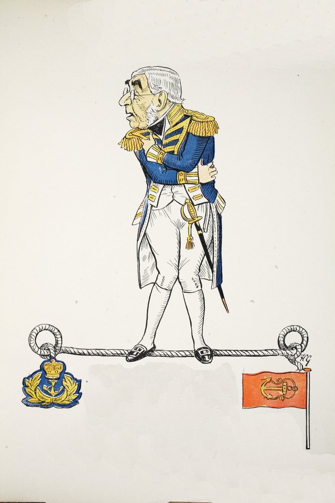De augmentatieve Y, illustratie uit Het Struwwelpeter Alfabet, vers door Harold Begbie door Francis Carruthers Gould