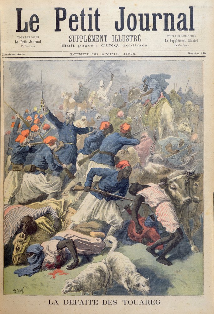 De Nederlaag van de Toearegs, voorpagina van 