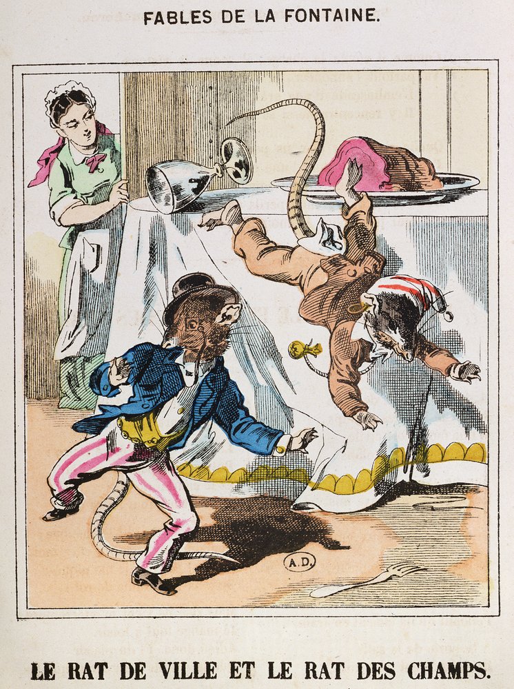 De stadsmuis en de veldmuis, uit 